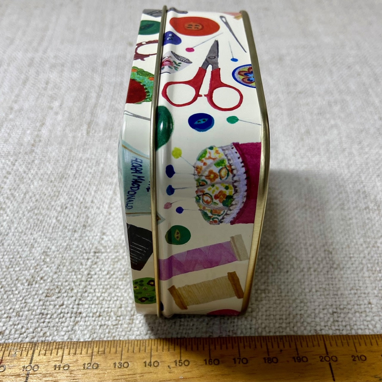 Sewing Machine Motif Storage Tin