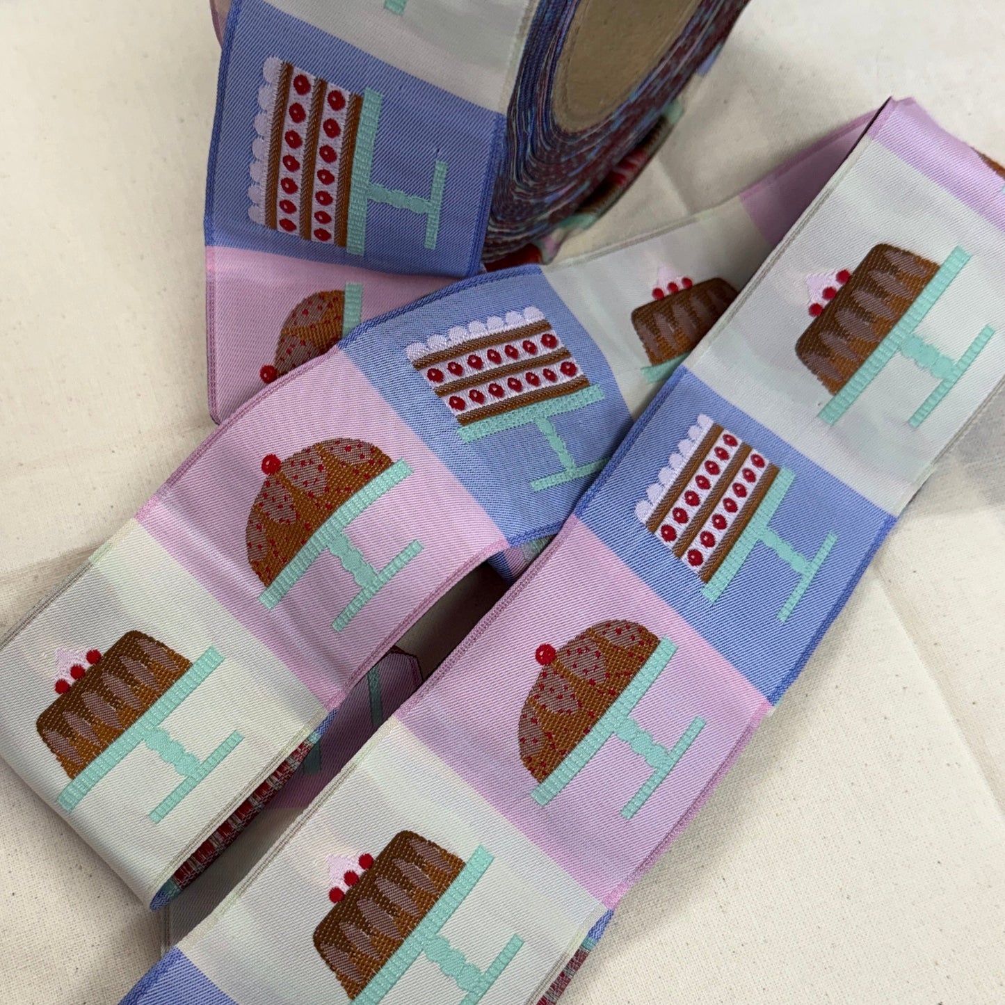 Ribbon - Cake Celebration Design -  50mm