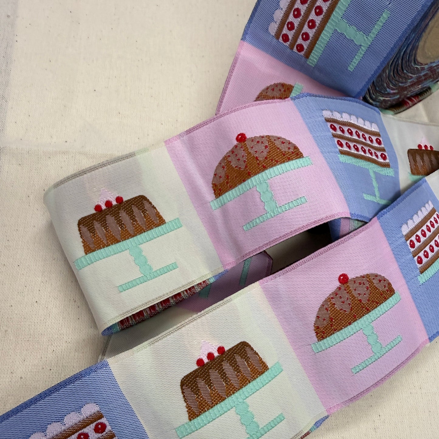 Ribbon - Cake Celebration Design -  50mm