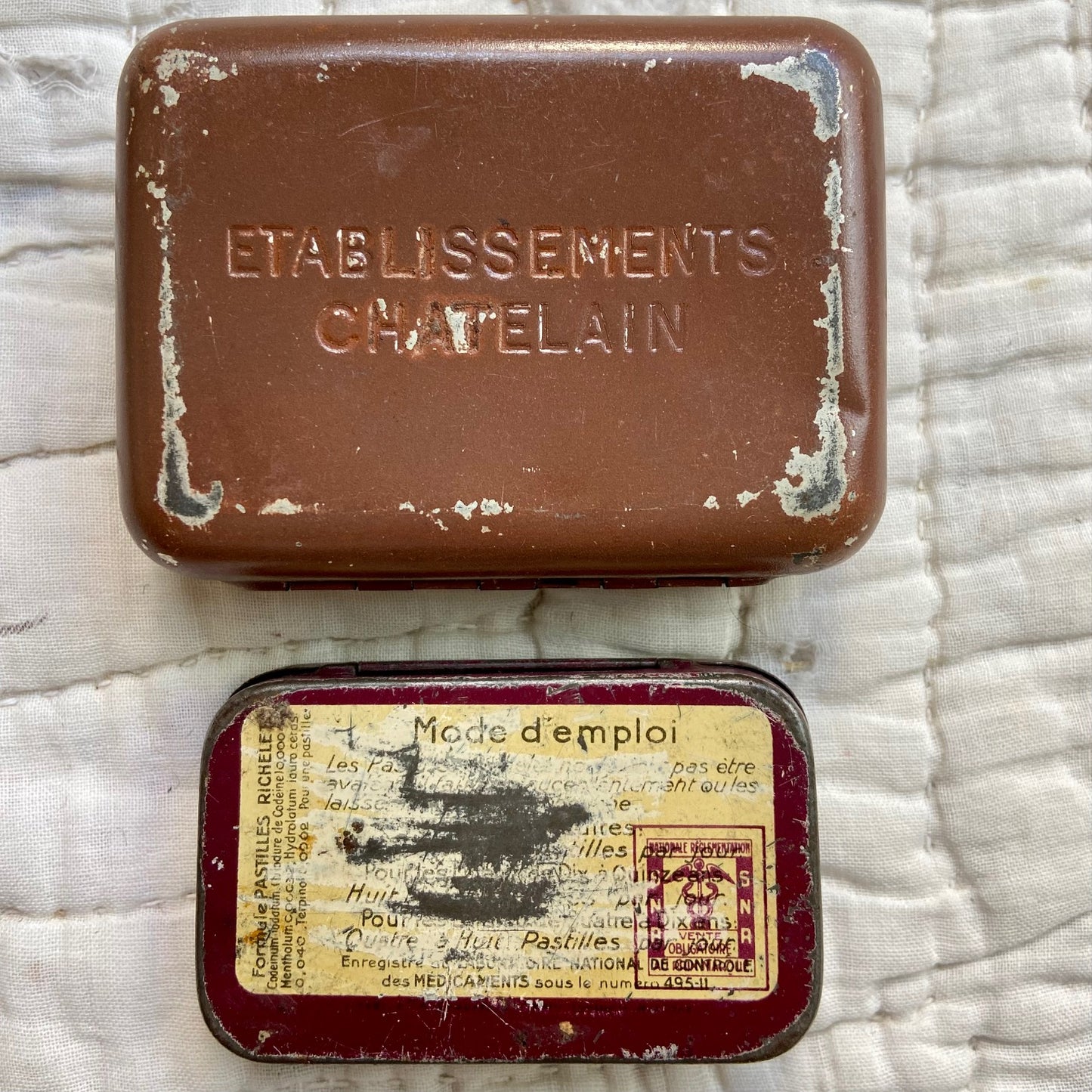 Old French Tins - Item 23429