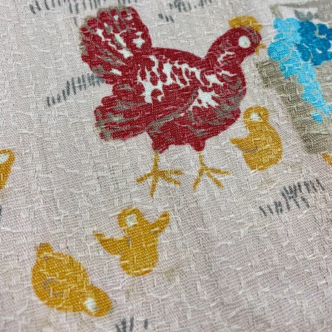 Antique and Vintage Fabric Piece No 139. 48cm x 45cm