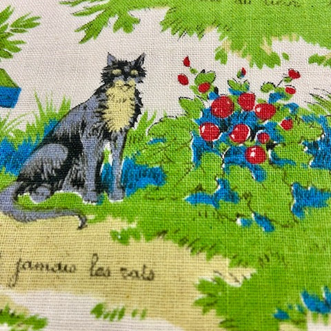 Antique and Vintage Fabric Piece No 142. 75cm x 39cm