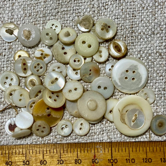 Antique and vintage USA button collection