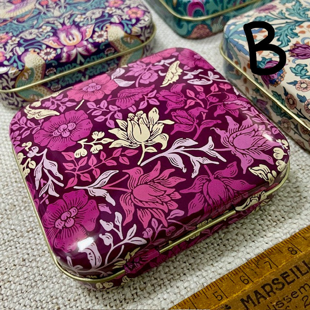 Square Tins - William Morris