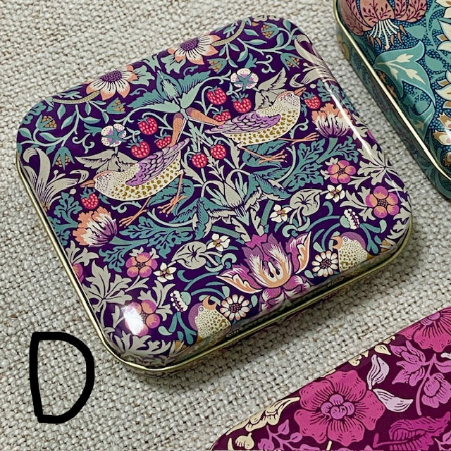 Square Tins - William Morris