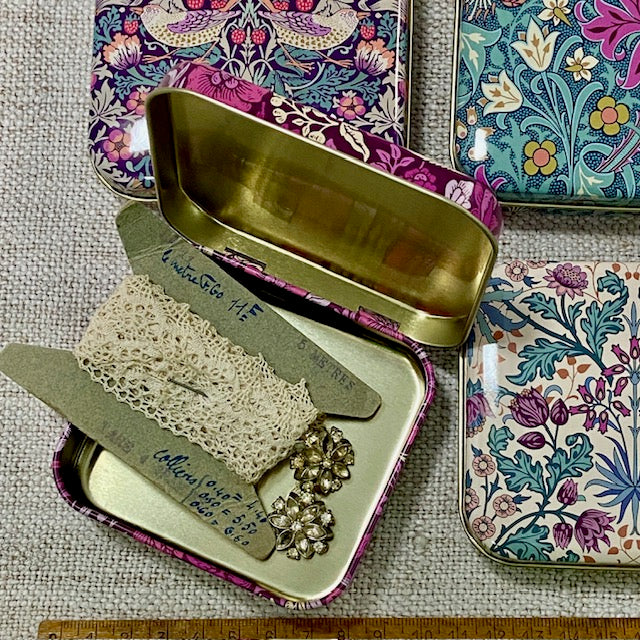 Square Tins - William Morris