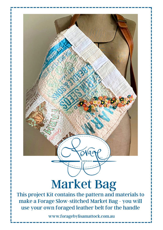 Market Bag Slow Stitching Kit