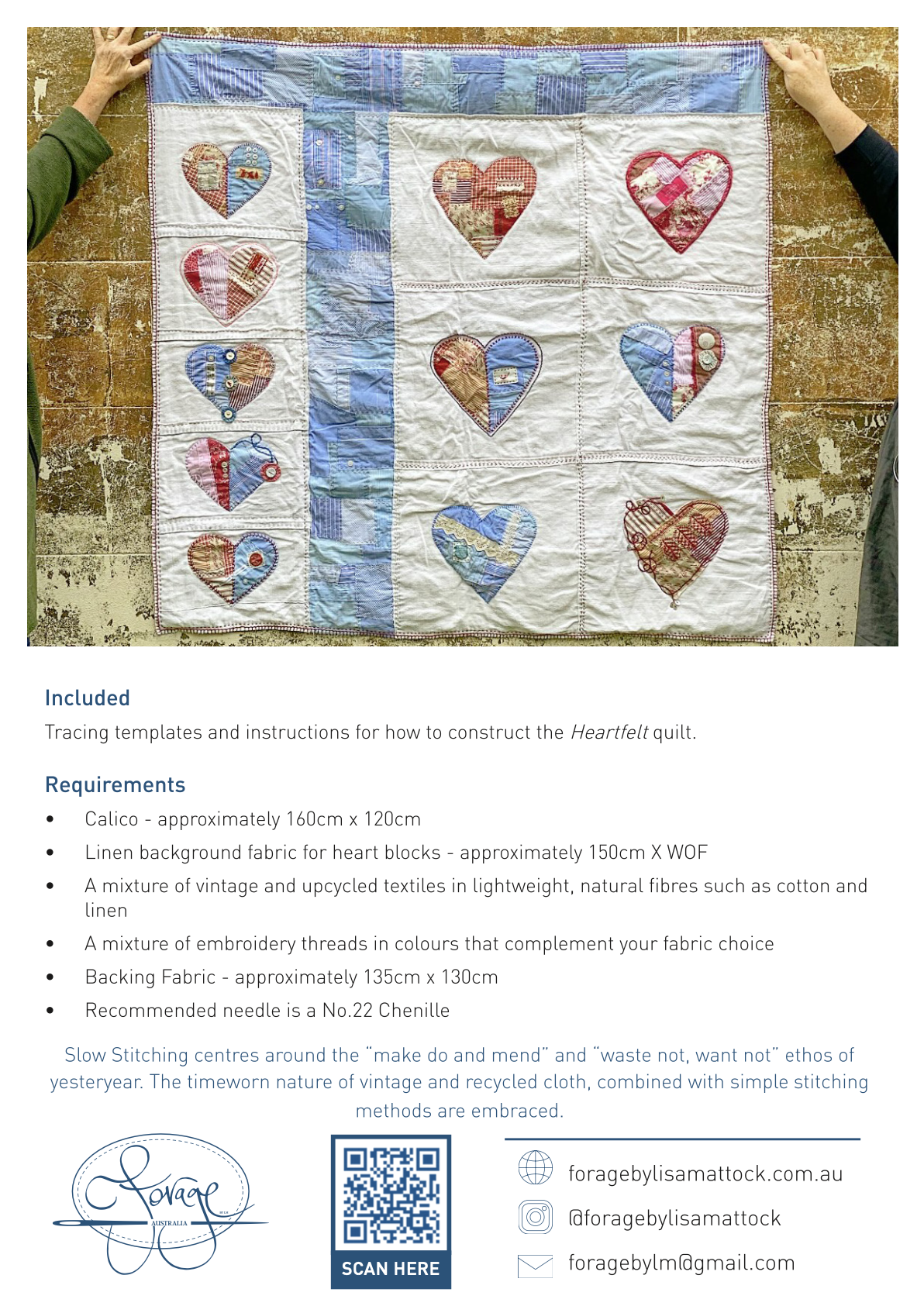 Heartfelt Quilt Pattern