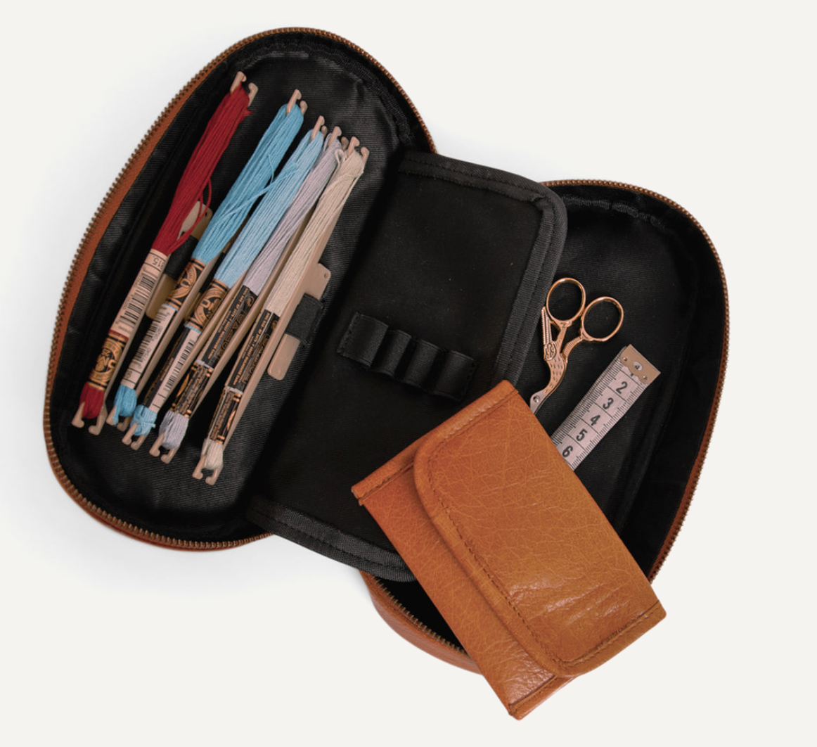 Erinna Leather Sewing Case