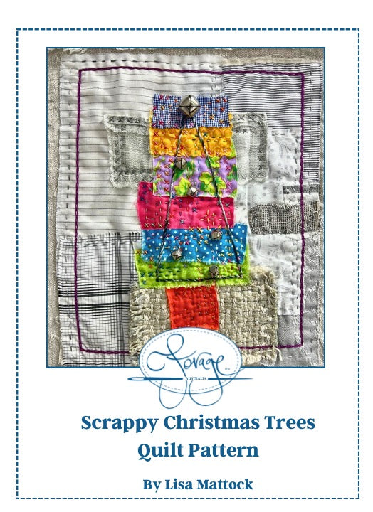 Scrappy Christmas Trees Quilt