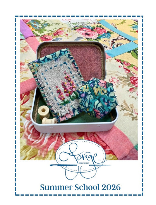 Embroidered Travel Tin Summer School 4th January 2026