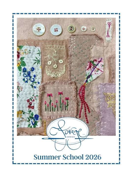 SlowStitched Panel Sampler Summer School 11th January 2026