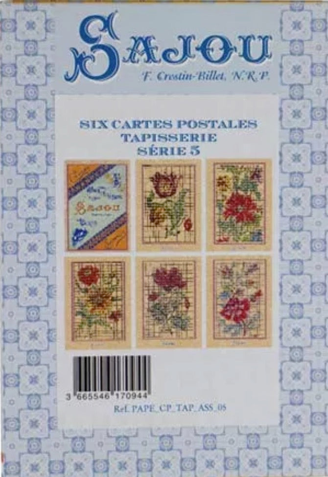 Sajou Folder with Six Cards - Tapestry Series 5