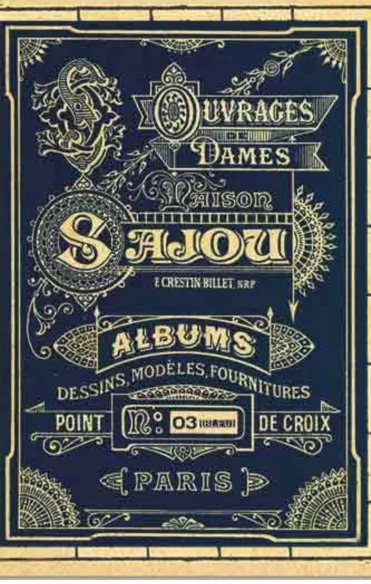 Sajou Folder with Six Cards - Cross Stitch Series 3