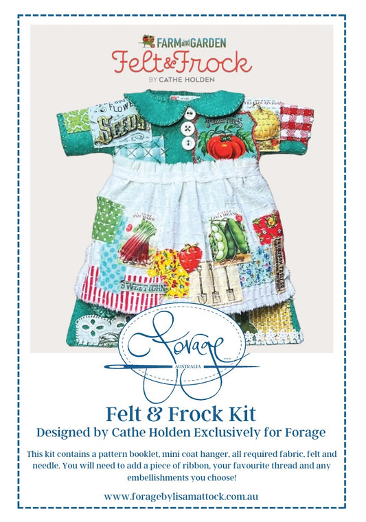 Slow Stitch Kit - Felt and Frock