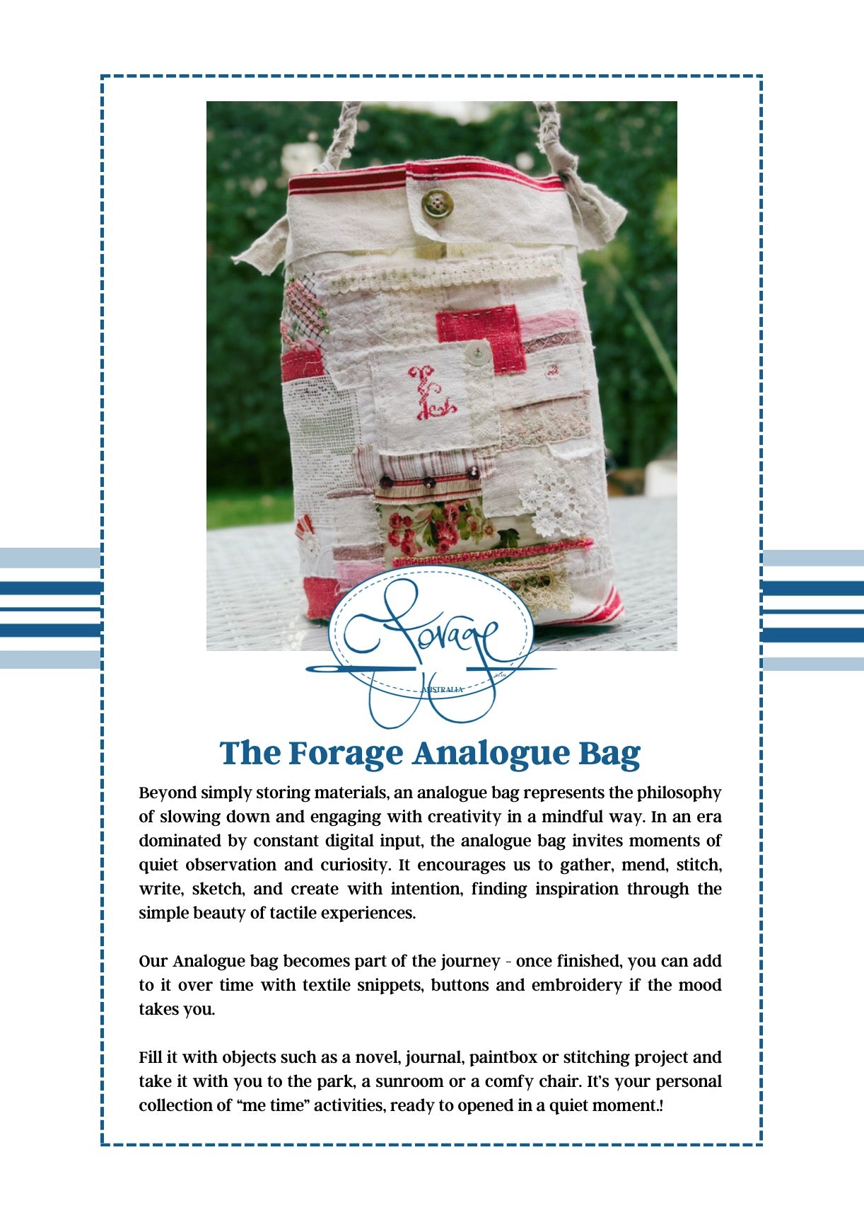 Analogue Bag PDF Pattern