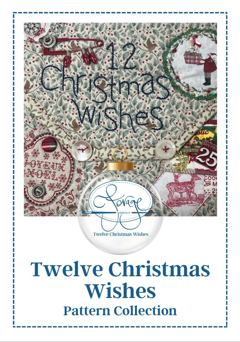 Twelve Christmas Wishes Pattern Set