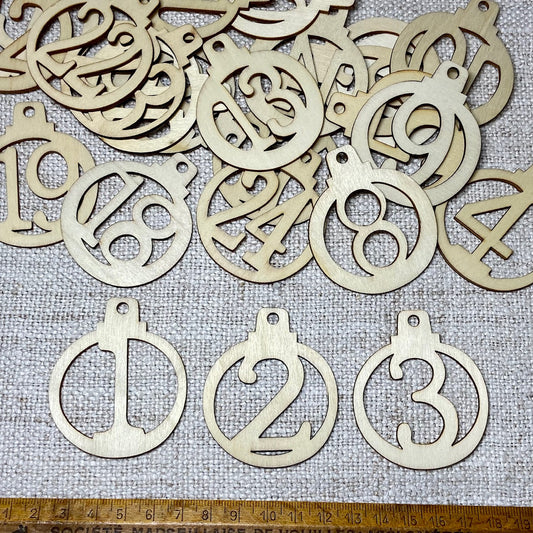 Advent Calendar Numbers - Large