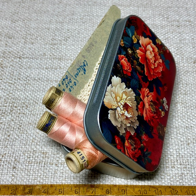 Peony Tin Red