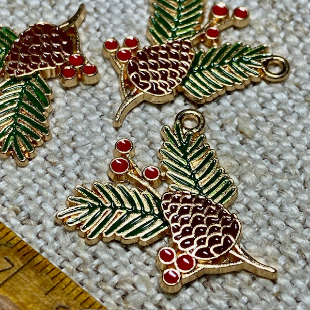 Christmas Foliage Charms