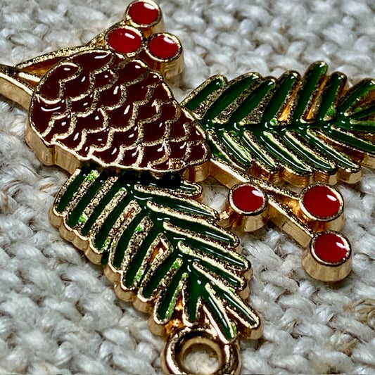 Christmas Foliage Charms