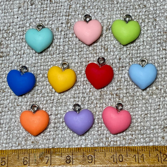 Chubby Rubber Hearts - multicoloured