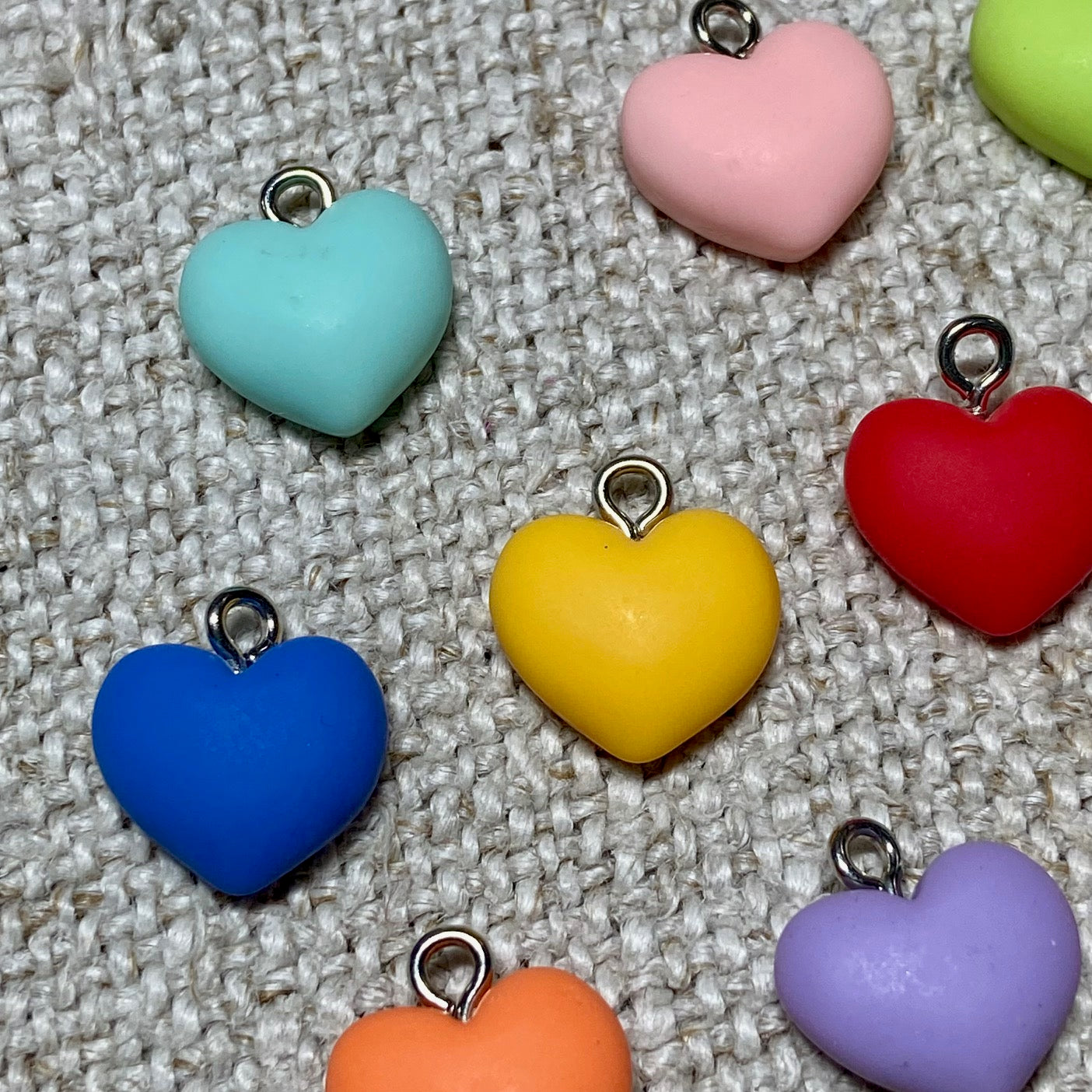 Chubby Rubber Hearts - multicoloured