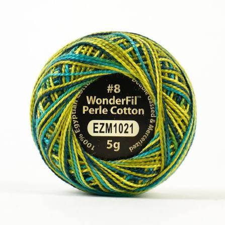 Wonderfil Perle 8wt Egyptian Cotton Thread 5g Balls Individual - Variegated
