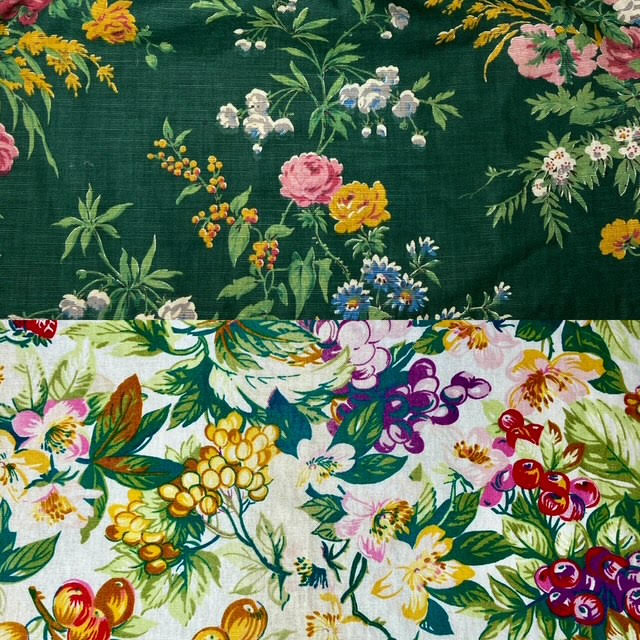 August French Fabric Selection E