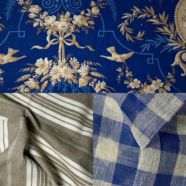 August French Fabric Selection F