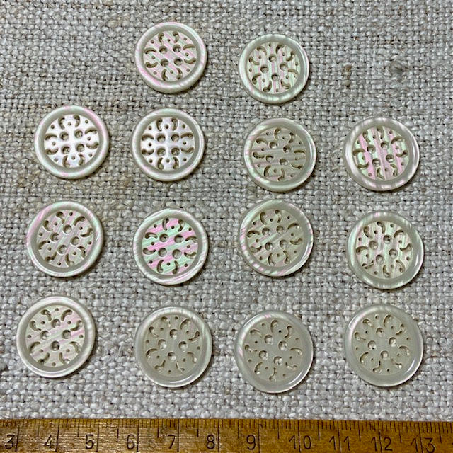 Pearl Buttons - Pearlised finish