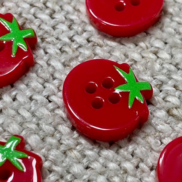 Tomato Buttons - Acrylic