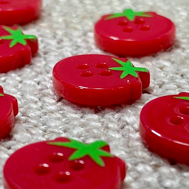 Tomato Buttons - Acrylic