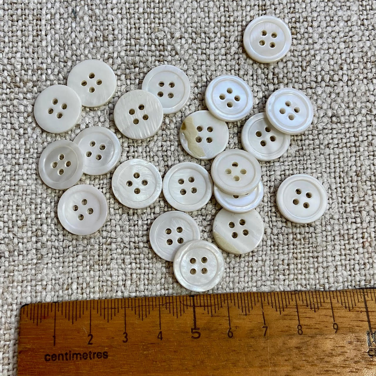 Mother of Pearl Buttons - Item 23566