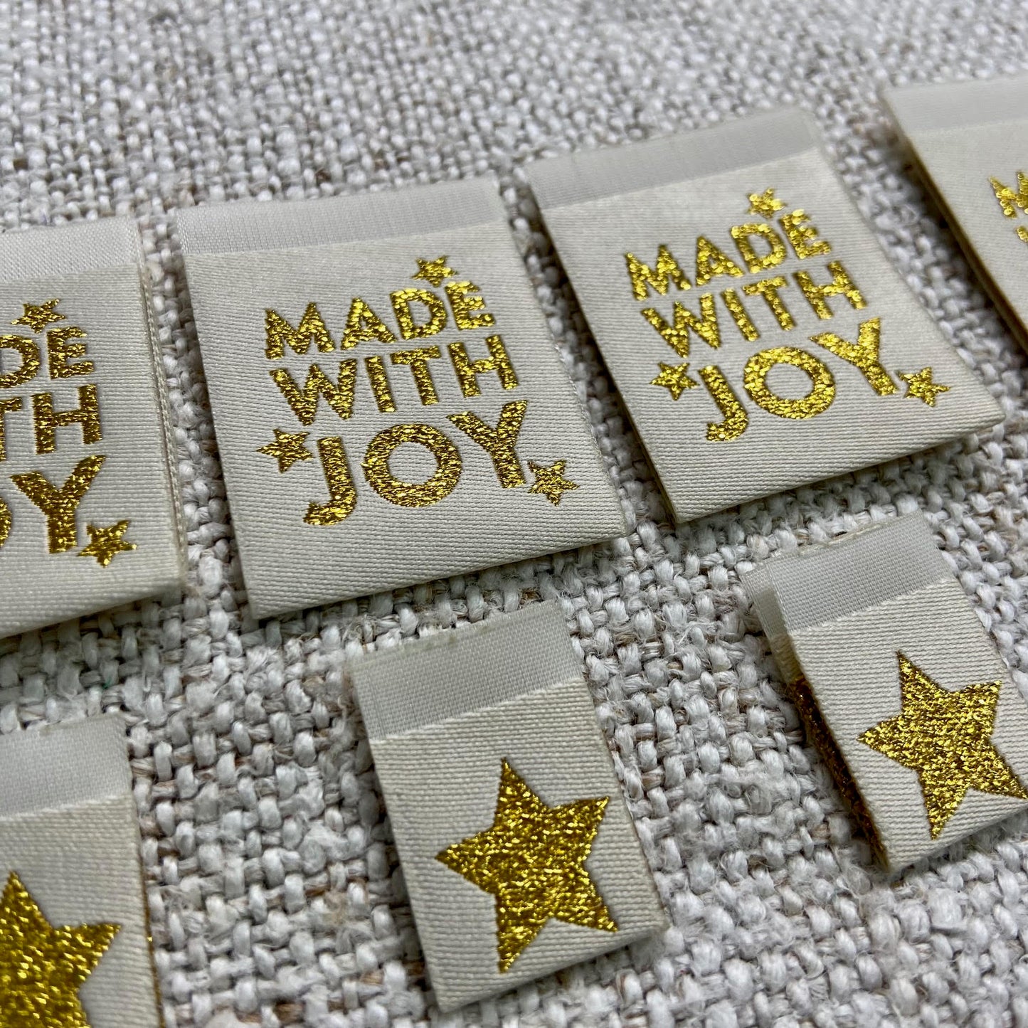 Gold and Cream 'Joy' Labels